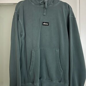Obey Posse Muted Green Hoodie